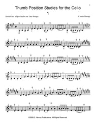 Thumb Position Studies for the Cello, Book One - PDF Download