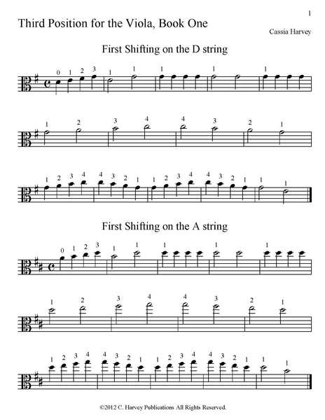 Third Position for the Viola, Book One - PDF Download – Learn Strings ...