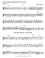 Third Position Study Book for Violin - PDF Download
