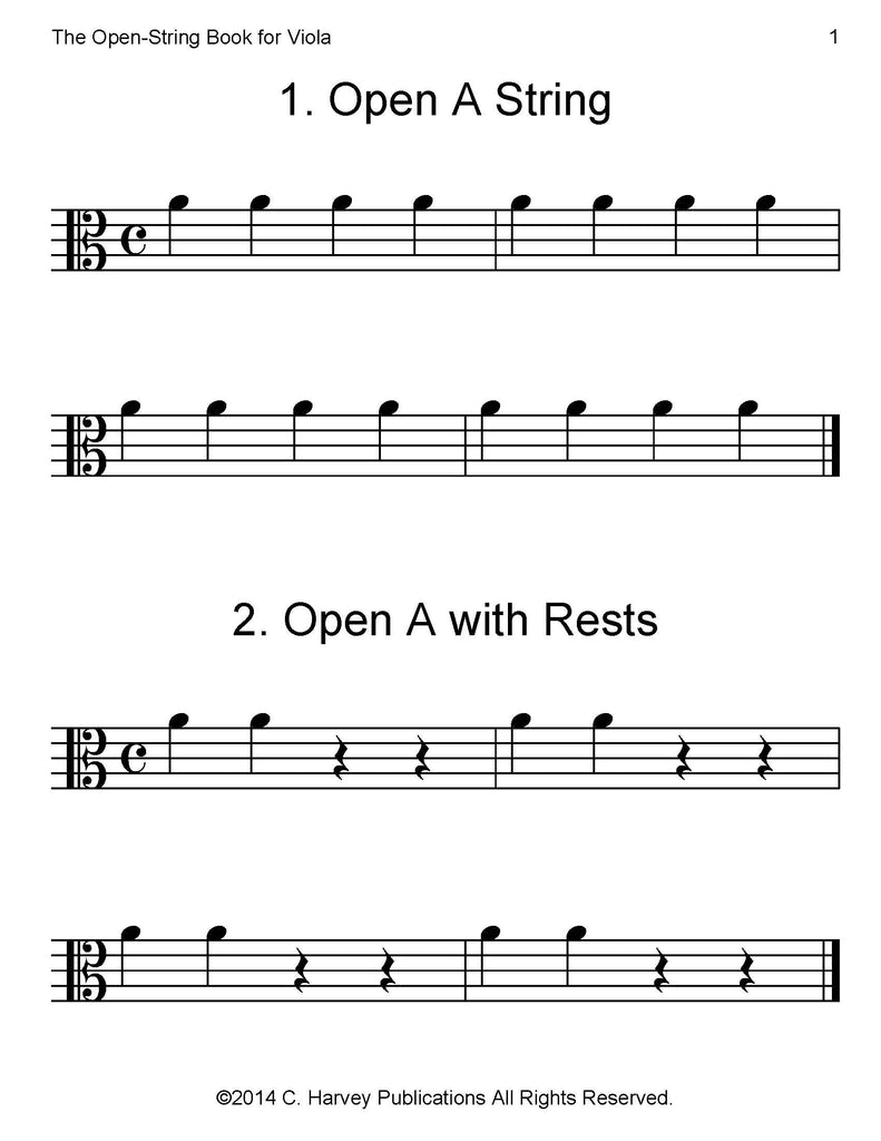 Viola Music Beginner