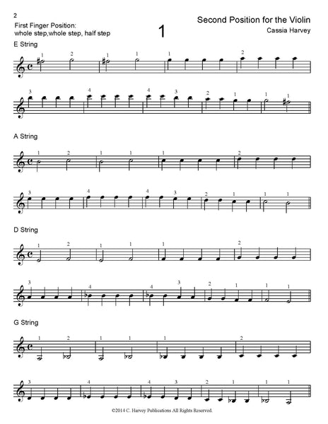 Second Position for the Violin - PDF Download