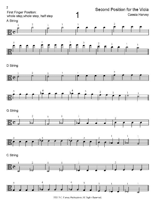 Second Position for the Viola - PDF Download – Learn Strings • Harvey ...