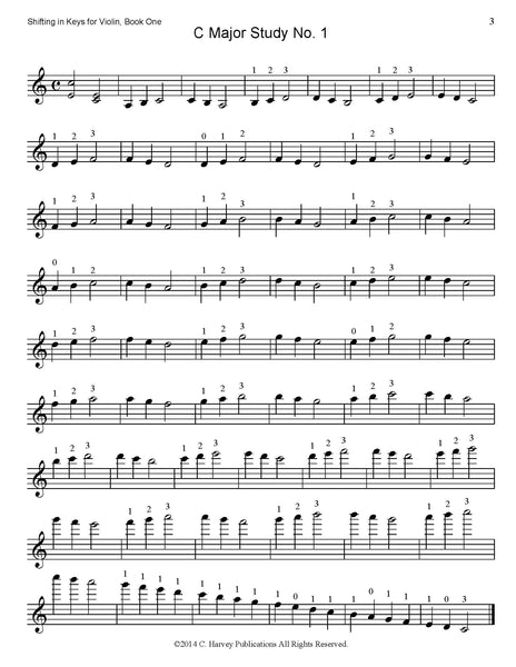Shifting in Keys for Violin, Book One - PDF Download
