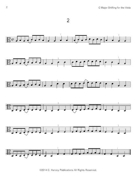 C Major Shifting for the Viola - PDF Download – Learn Strings • Harvey ...