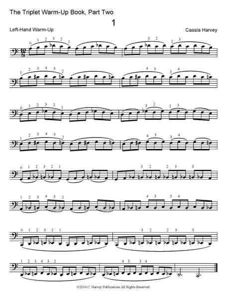 The Triplet Book for Cello, Part Two: Chromatic Fingering - PDF download