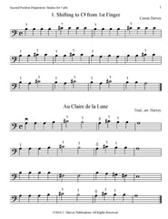 Second Position Preparatory Studies for the Cello - PDF Download