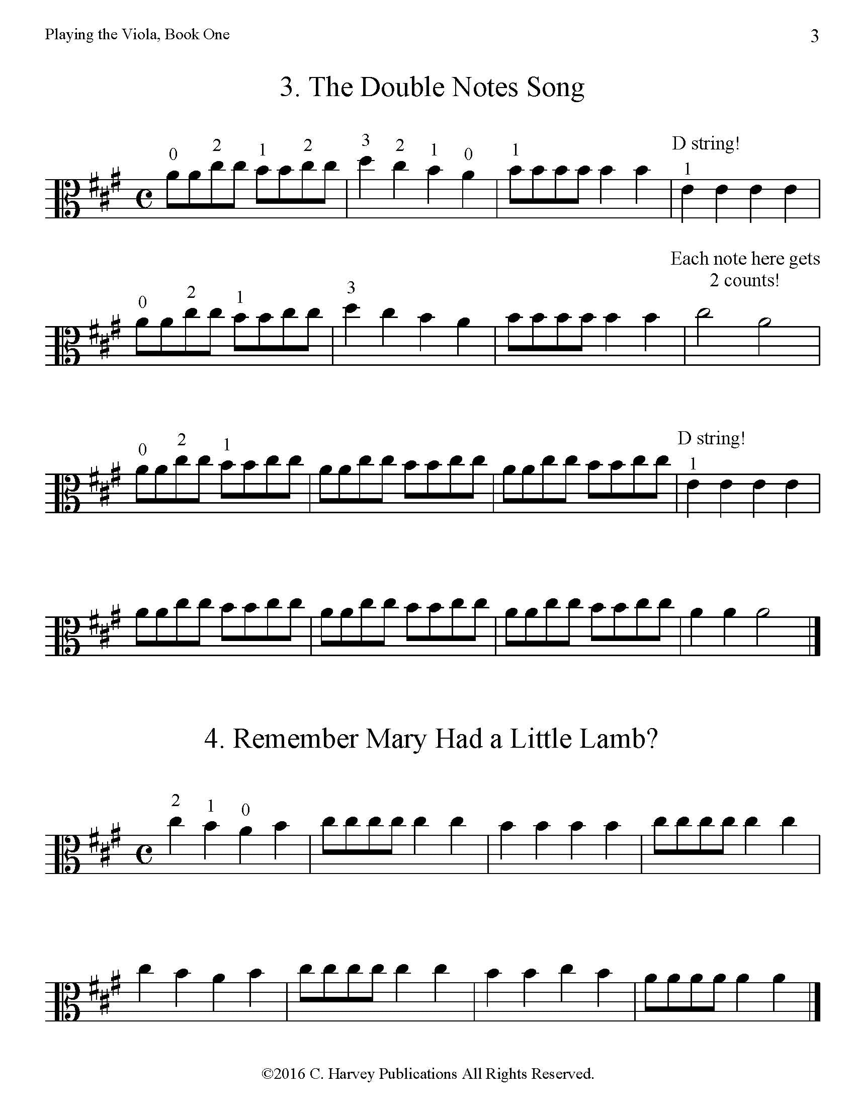 Playing the Viola, Book One - PDF Download