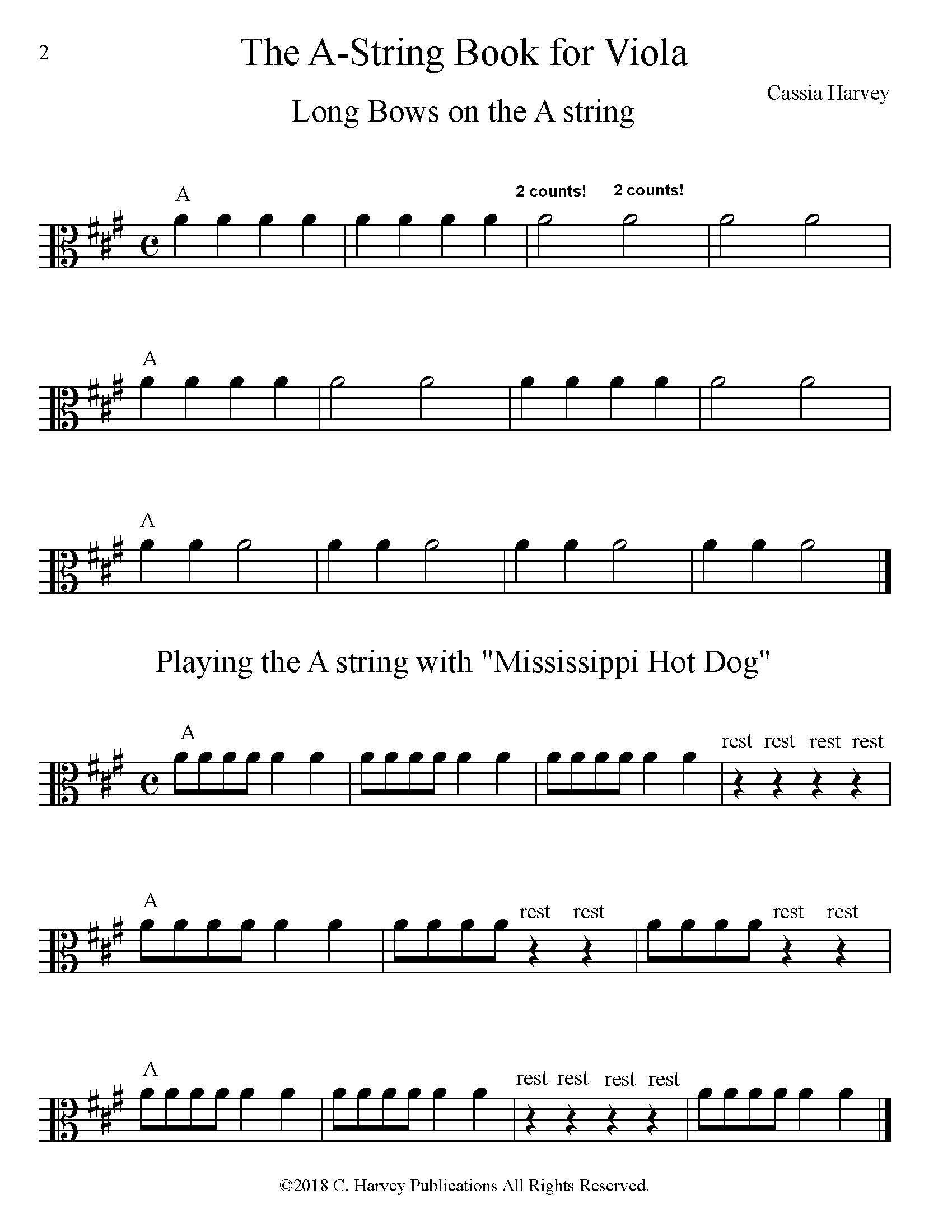 The A-String Book for Viola - PDF Download