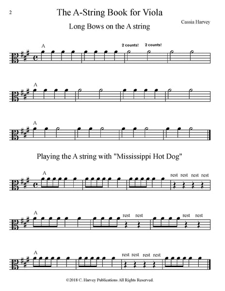 The A-String Book for Viola - PDF Download