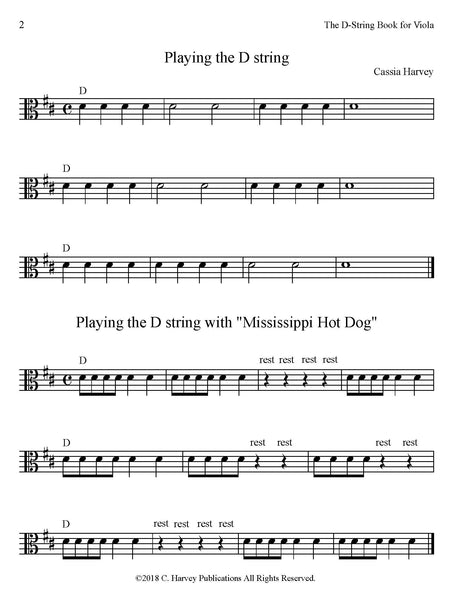 The D-String Book for Viola - PDF Download