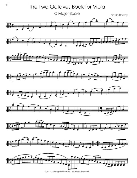 The Two Octaves Book for Viola - PDF Download