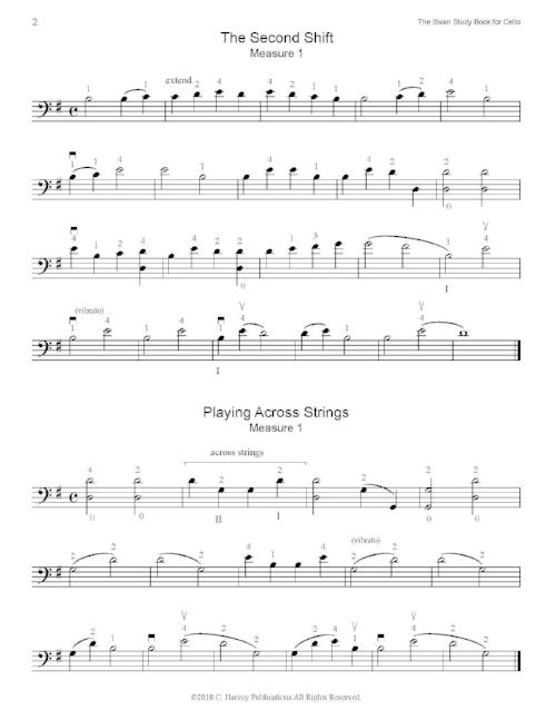 The Swan Study Book for Cello - PDF Download
