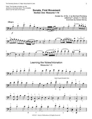 The Romberg Sonata in C Major Study Book for Cello - PDF Download