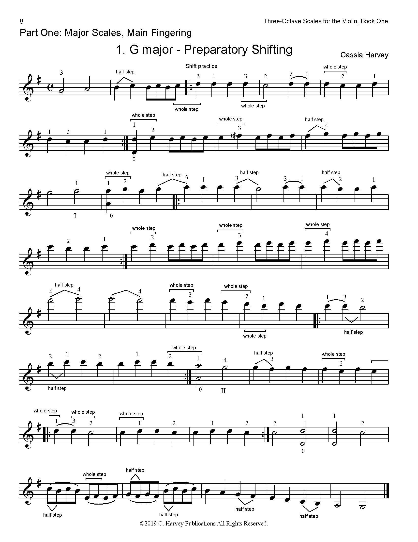 The 3 Octo Scale Notes.pdf Three-Octave Scales for the Violin, Book One: Learning the Scales - PD ...