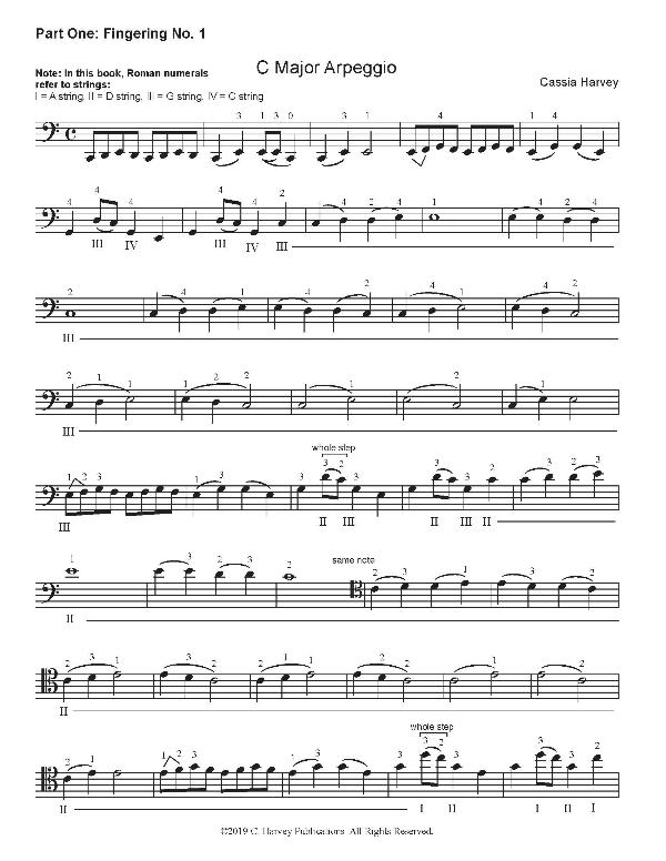 Learning Three-Octave Arpeggios on the Cello - PDF download