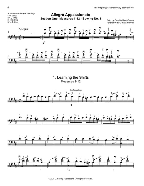 The Allegro Appassionato Study Book for Cello - PDF Download