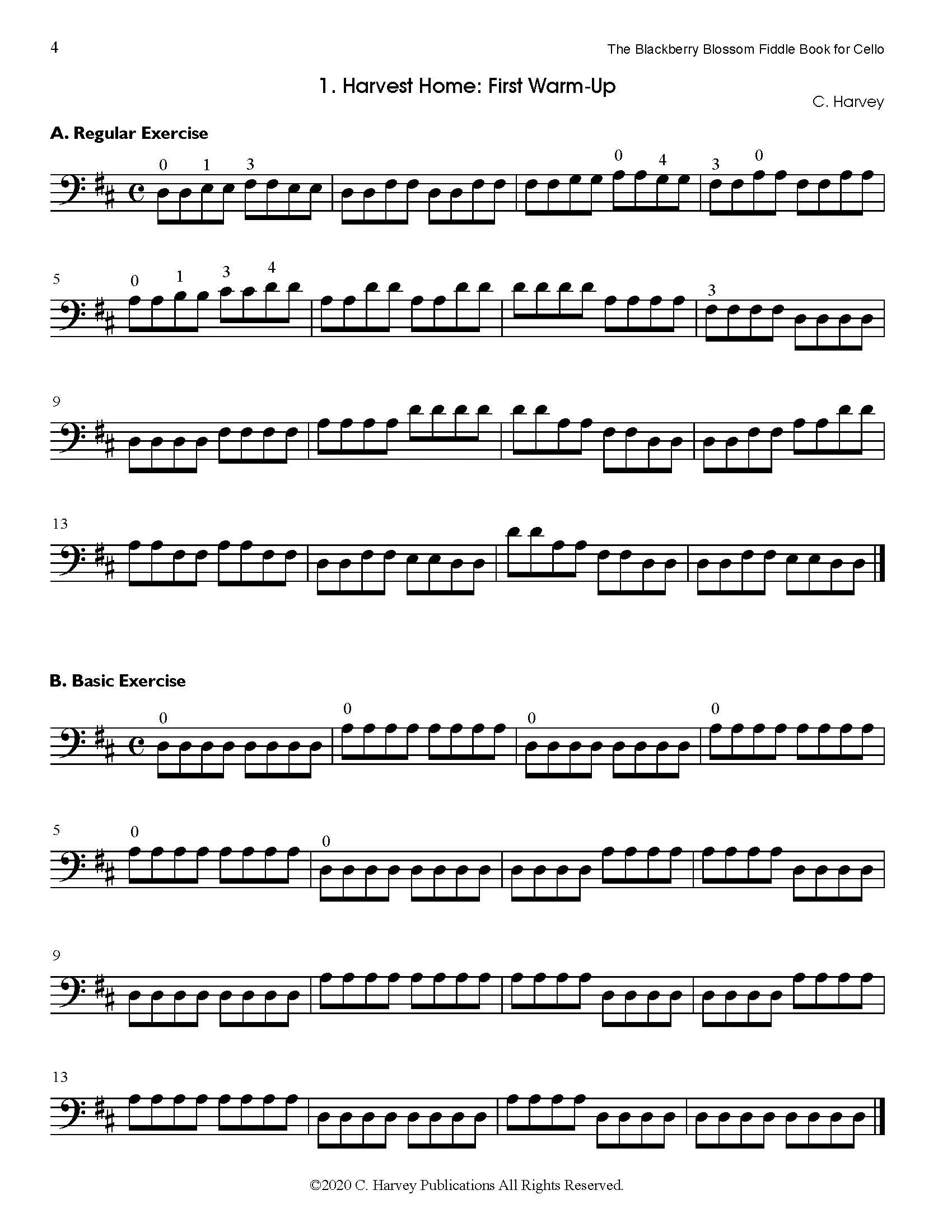 The Blackberry Blossom Fiddle Book for Cello - PDF Download