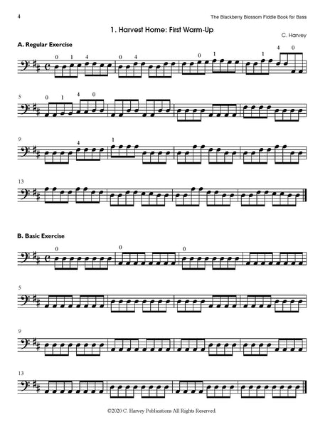 The Blackberry Blossom Fiddle Book for String Bass - PDF Download