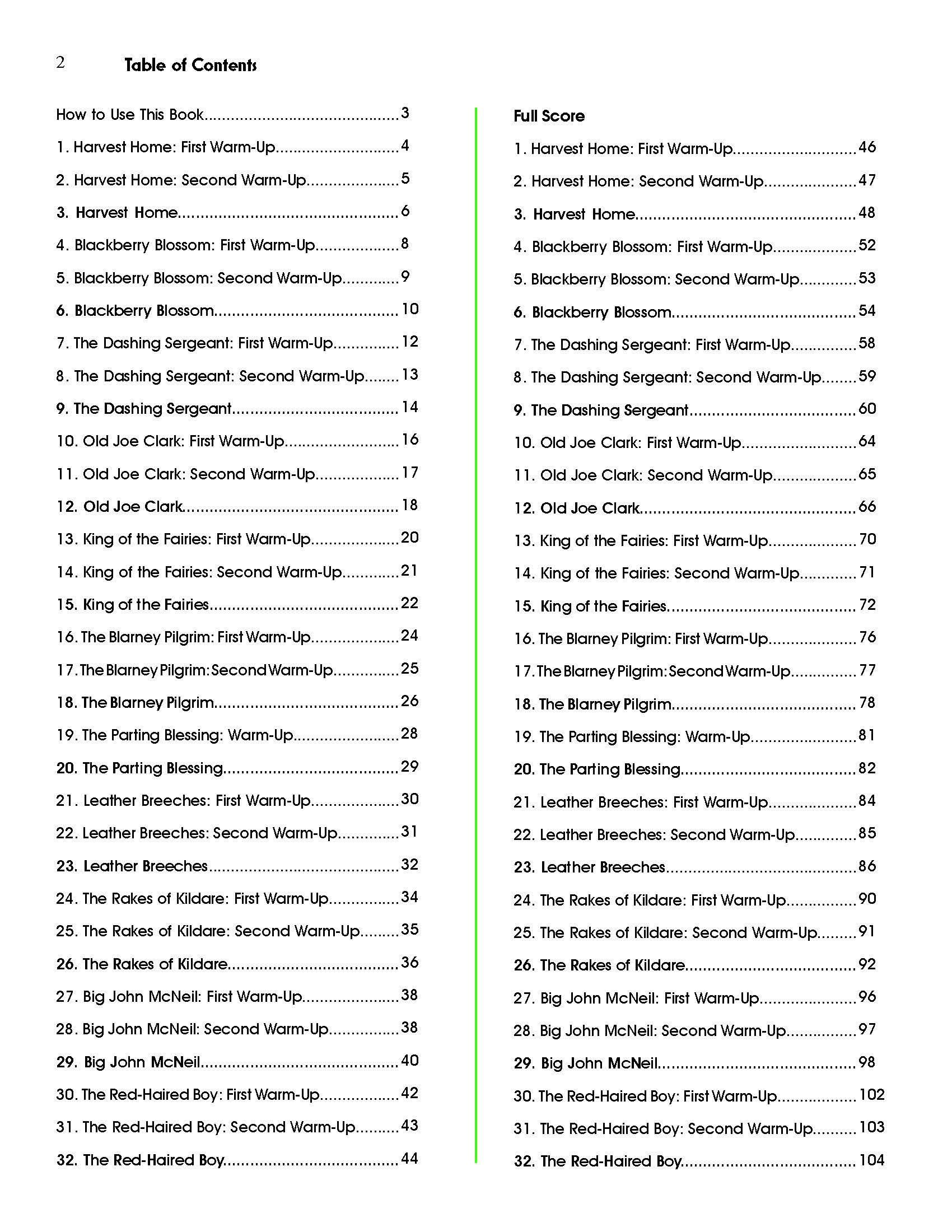 The Blackberry Blossom Fiddle Book Score and Piano Accompaniment - PDF Download