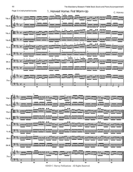 The Blackberry Blossom Fiddle Book Score and Piano Accompaniment - PDF Download