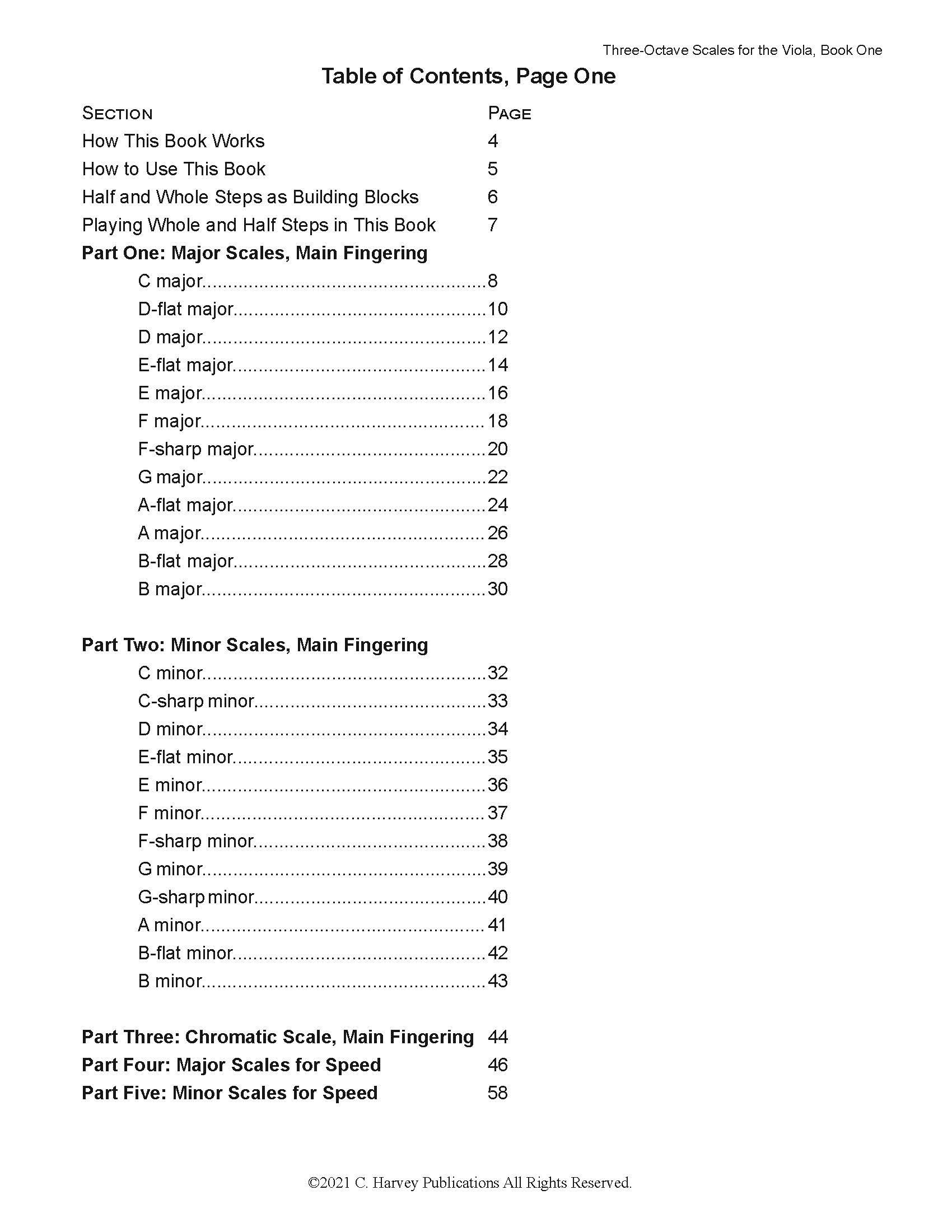 The 3 Octo Scale Notes.pdf Three-Octave Scales for the Viola, Book One: Learning the Scales - PDF ...