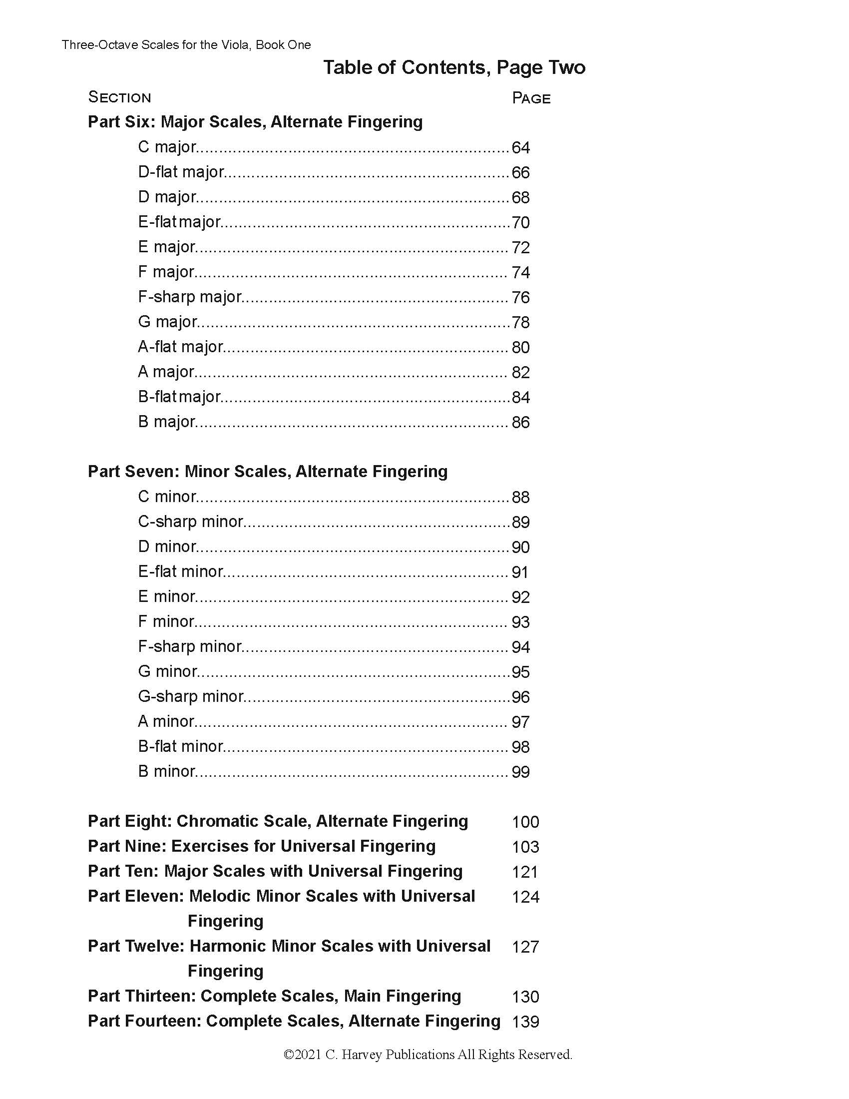 The 3 Octo Scale Notes.pdf Three-Octave Scales for the Viola, Book One: Learning the Scales - PDF ...