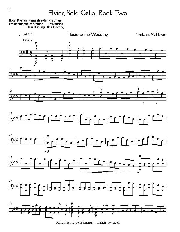 Flying Solo Cello - Folk and Fiddle for Unaccompanied Cello, Book Two - PDF Download