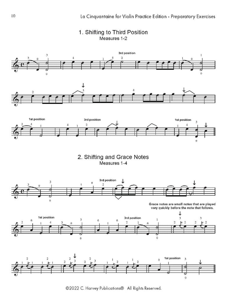 Violin Practice Sheets