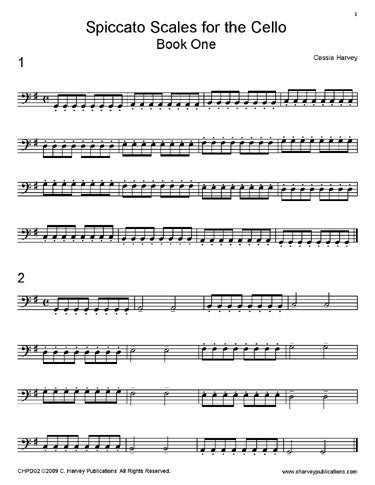 Spiccato Scales for the Cello, Book One- PDF Download