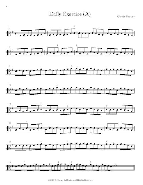 Warming Up for Viola, Book Two: a string class method that can also be played in private study.