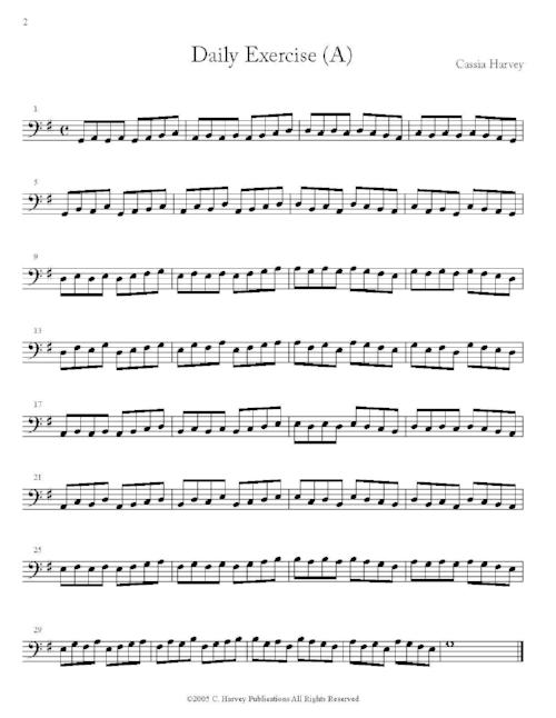 Warming Up for Cello, Book Two: a string class method that can also be played in private study.