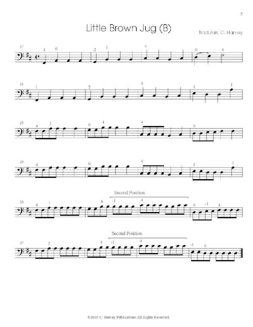 Getting in Shape for Bass: a string class method that can also be played in private study.