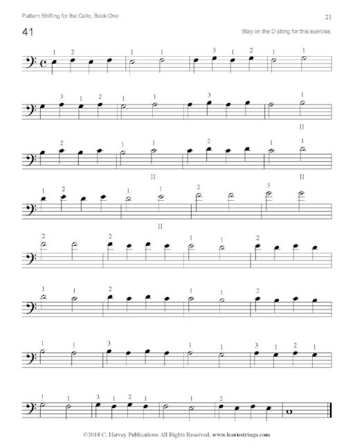 Pattern Shifting for the Cello, Book One - PDF Download