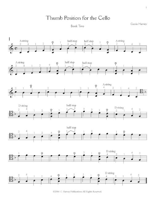 Thumb Position for the Cello, Book Two - PDF Download