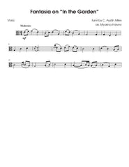 Fantasia on "In the Garden" for Solo Viola - an Easter Hymn - PDF Download