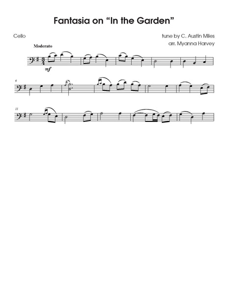 Fantasia on "In the Garden" for Solo Cello - an Easter Hymn - PDF Download