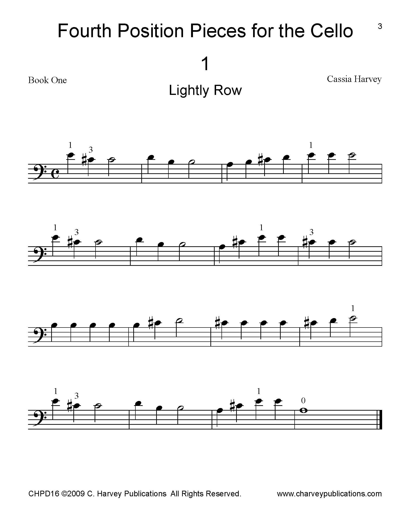 Fourth Position Pieces for the Cello: Improve your cello shifting and position playing.