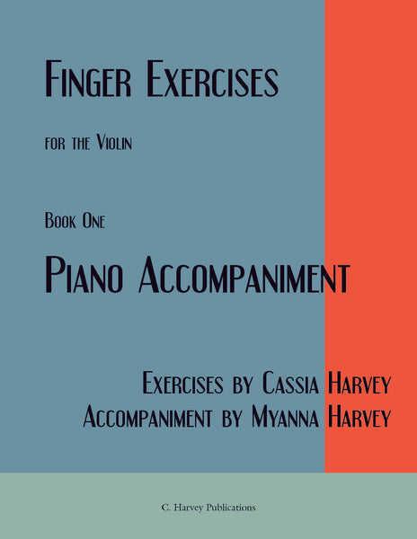 Finger Exercises for the Violin, Book One, PIANO ACCOMPANIMENT - PDF Download