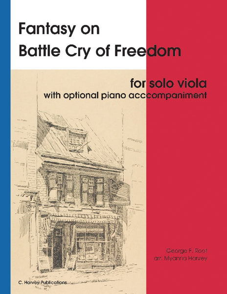 Products Fantasy on 'Battle Cry of Freedom' for Solo Viola with Optional Piano Accompaniment - PDF Download