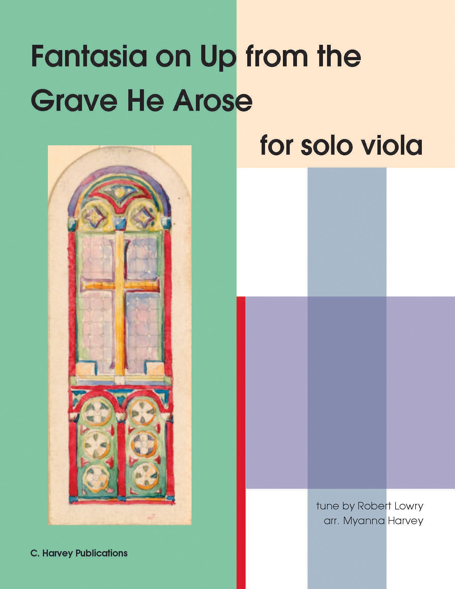 Fantasia on "Up from the Grave He Arose" for Solo Viola - an Easter Hymn - PDF download