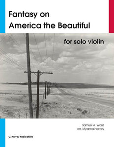 Fantasy on "America the Beautiful" for Solo Violin - PDF Download